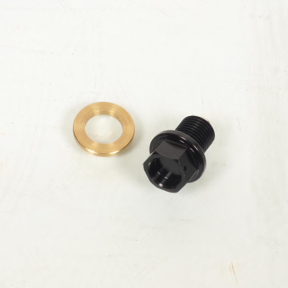 Bouchon de vidange d'huile Tecnium pour moto M12 Pas 1.25 / M12x1.25 aimant Neuf
