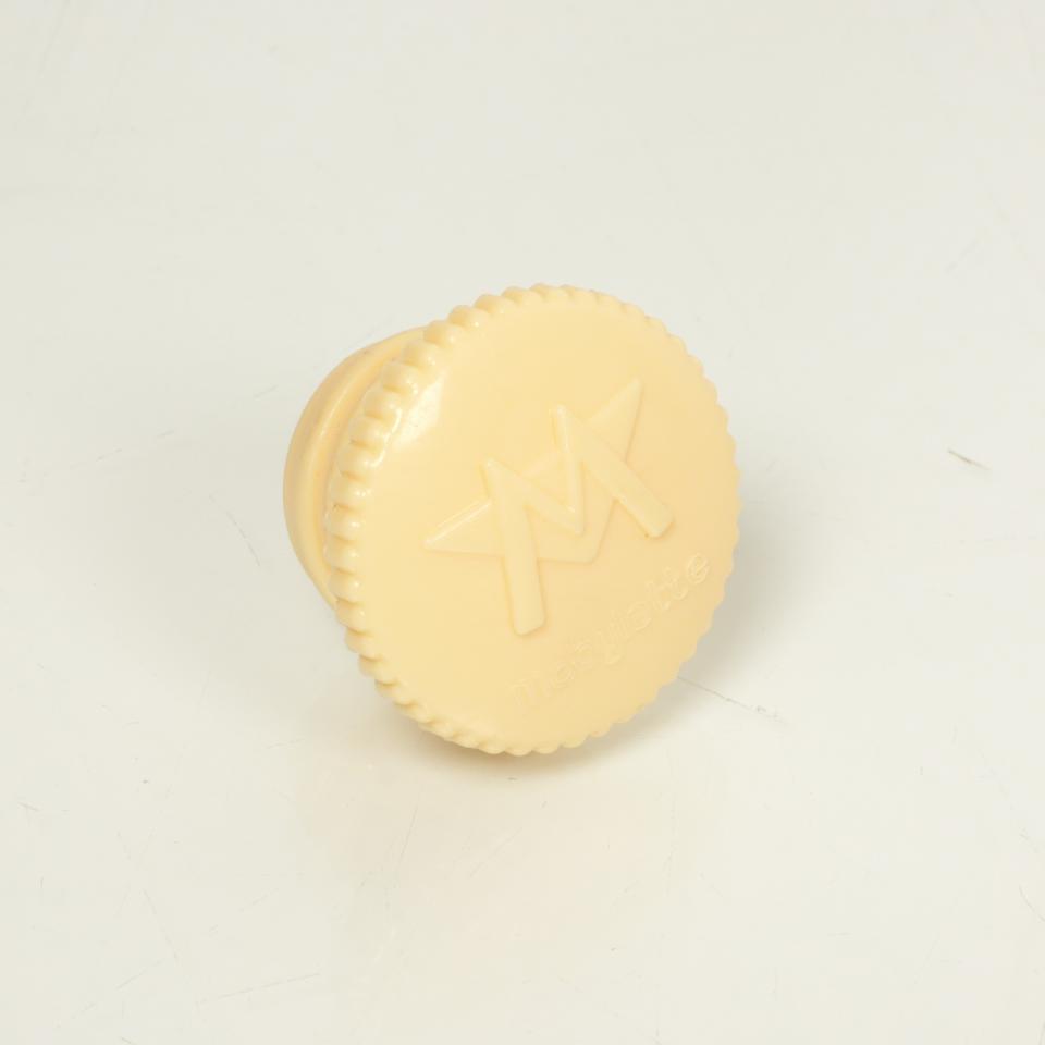 Bouchon de réservoir d'essence crème Ø29mm a pousser pour mobylette MBK 51