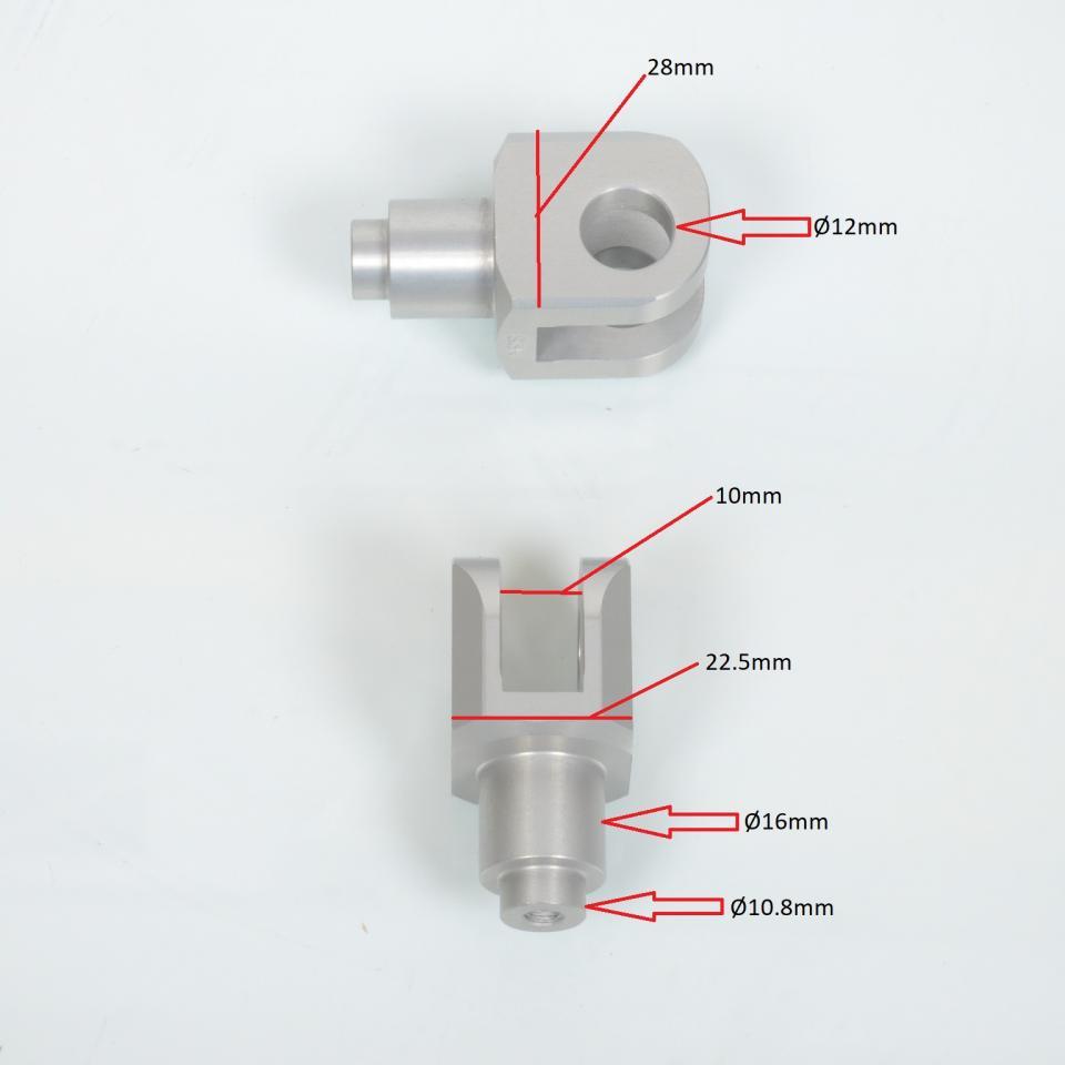 Chape de repose pied LSL pour moto Suzuki 1100 GSXR 1989 à 1998 115-S03 Neuf