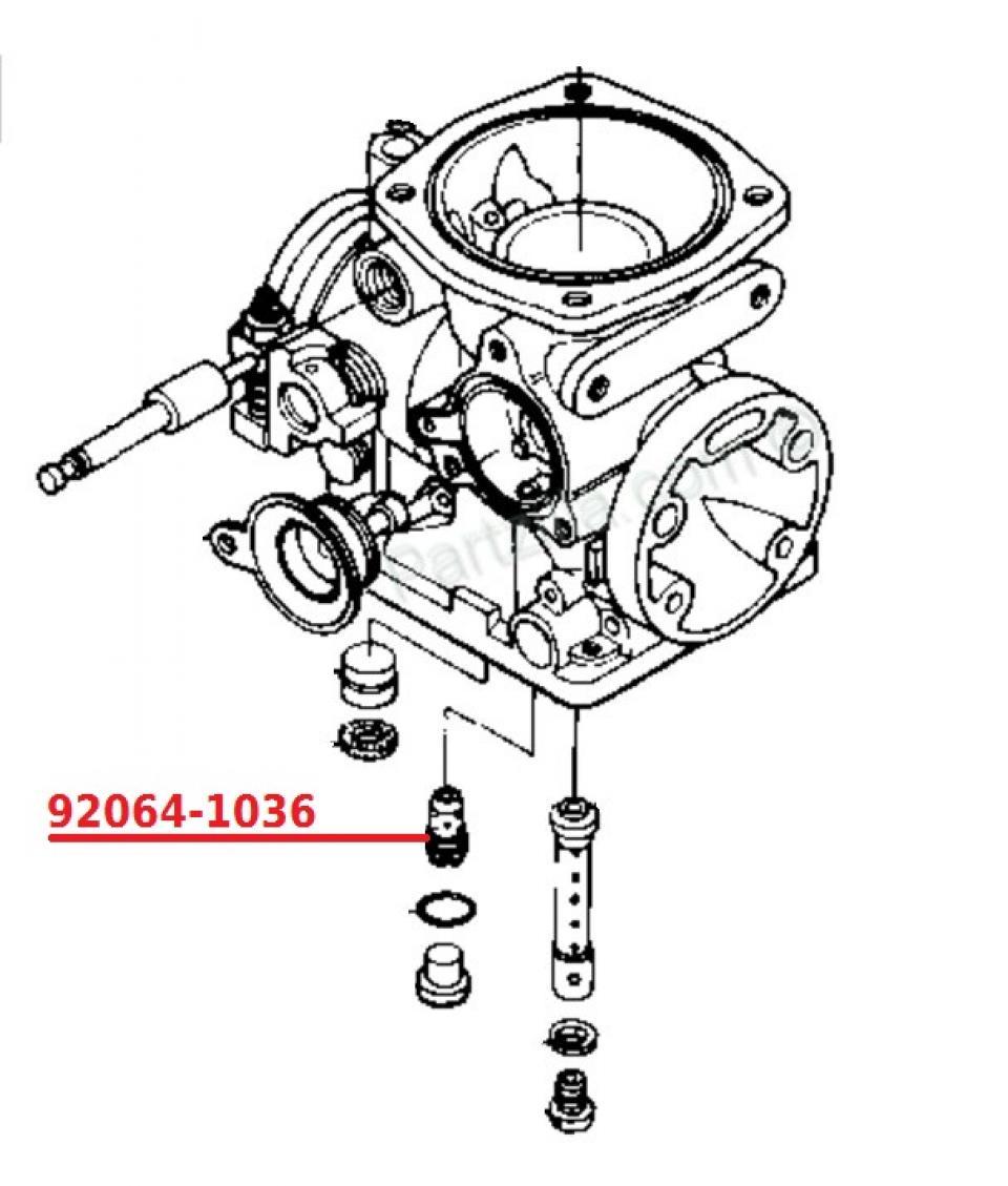 Gicleur de carburateur origine pour moto Kawasaki 750 KZ 1982-1983 92064-1036 Neuf