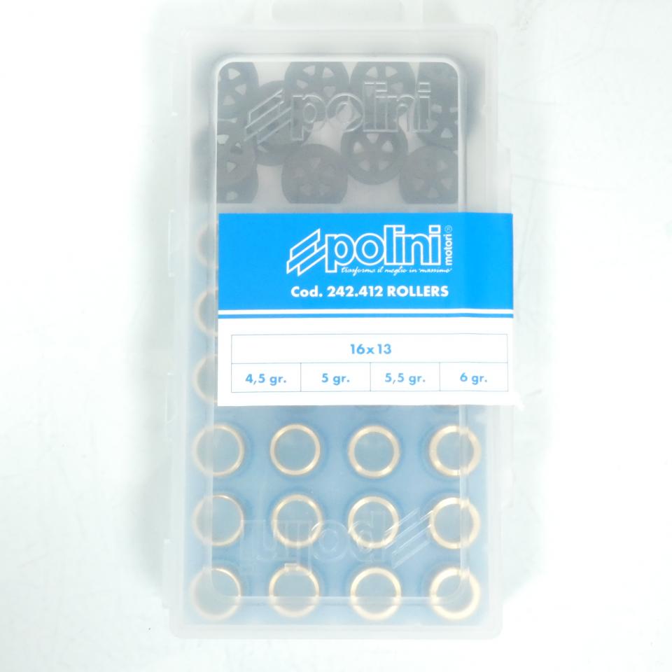 Galet rouleau de variateur Polini pour Scooter Peugeot 50 Buxy 242.412 Neuf