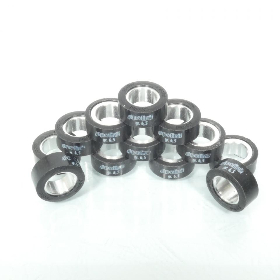 Galet rouleau de variateur Polini pour Scooter Yamaha 500 T-Max 2004 à 2011 242.317 / 25X11 6.5Grs Neuf