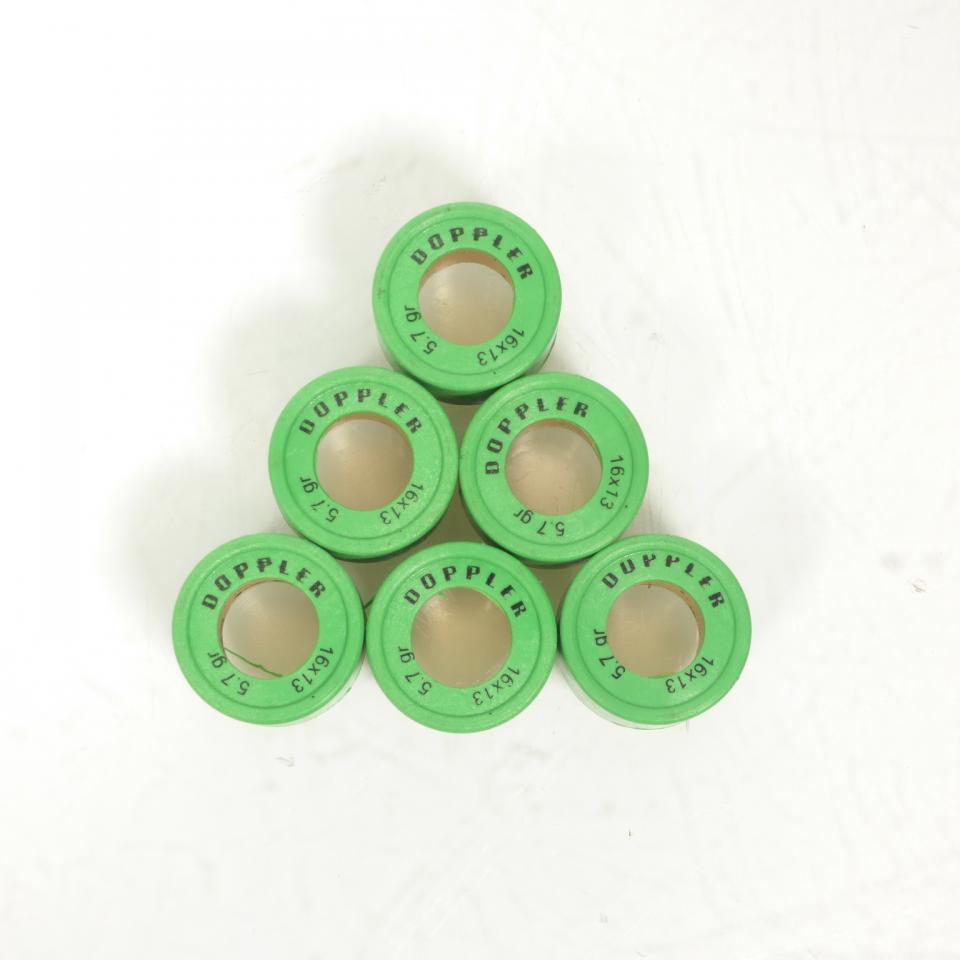 Galet rouleau de variateur Doppler pour Scooter Peugeot 50 Citystar 2014 à 2017 16x13 5.7Grs Neuf