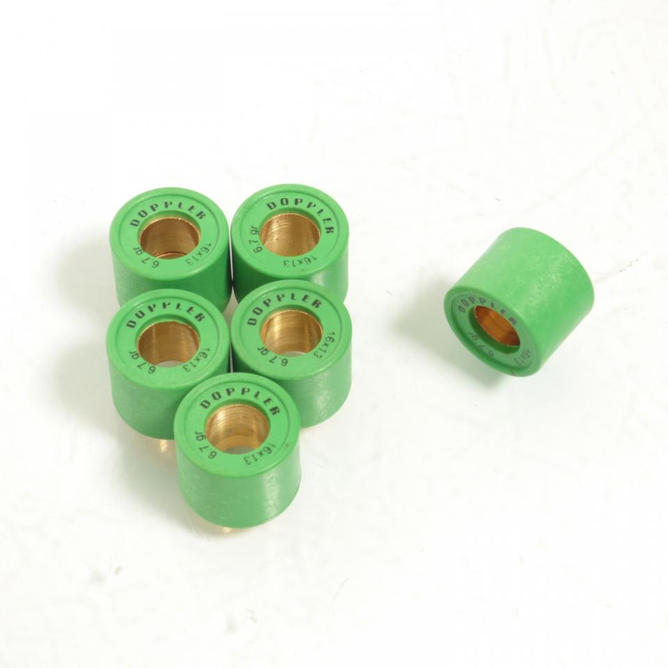 Galet rouleau de variateur Doppler pour Scooter Peugeot 50 Kisbee 2T 2013 à 2017 16X13 6.7grs Neuf