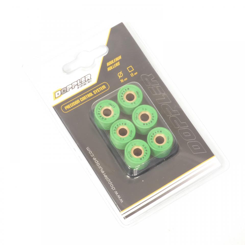 Galet rouleau de variateur Doppler pour Scooter Peugeot 50 TKR 2000 à 2003 16x13 9Grs Neuf