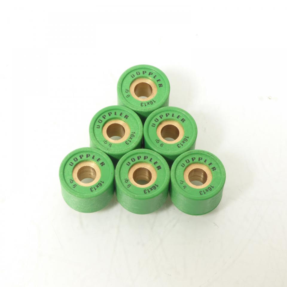 Galet rouleau de variateur Doppler pour Scooter Peugeot 50 TKR 2000 à 2003 16x13 9Grs Neuf