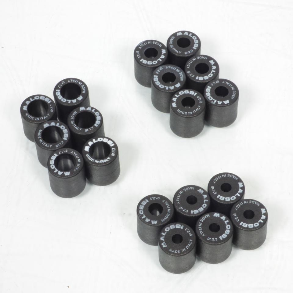 Galet rouleau de variateur Malossi pour scooter 13.5x14.5 1.7g 2.0g 2.3g Neuf