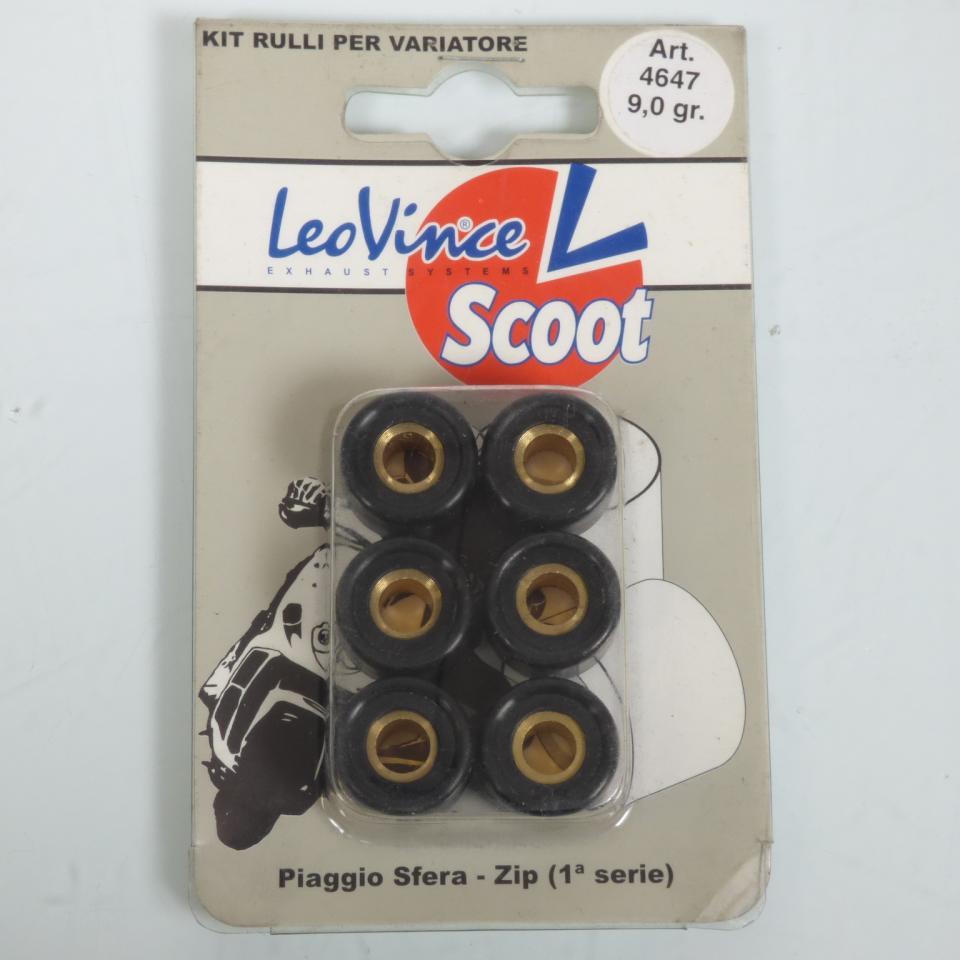 Galet rouleau de variateur Leovince pour Scooter Piaggio 50 ZIP 1992 à 1993 17x13.5 9Grs Neuf