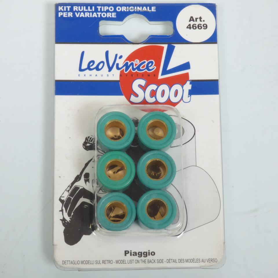 Galet rouleau de variateur Leovince pour Scooter Piaggio 50 Zip Sp 2T 1996 à 2000 16x13 7.2Grs Neuf