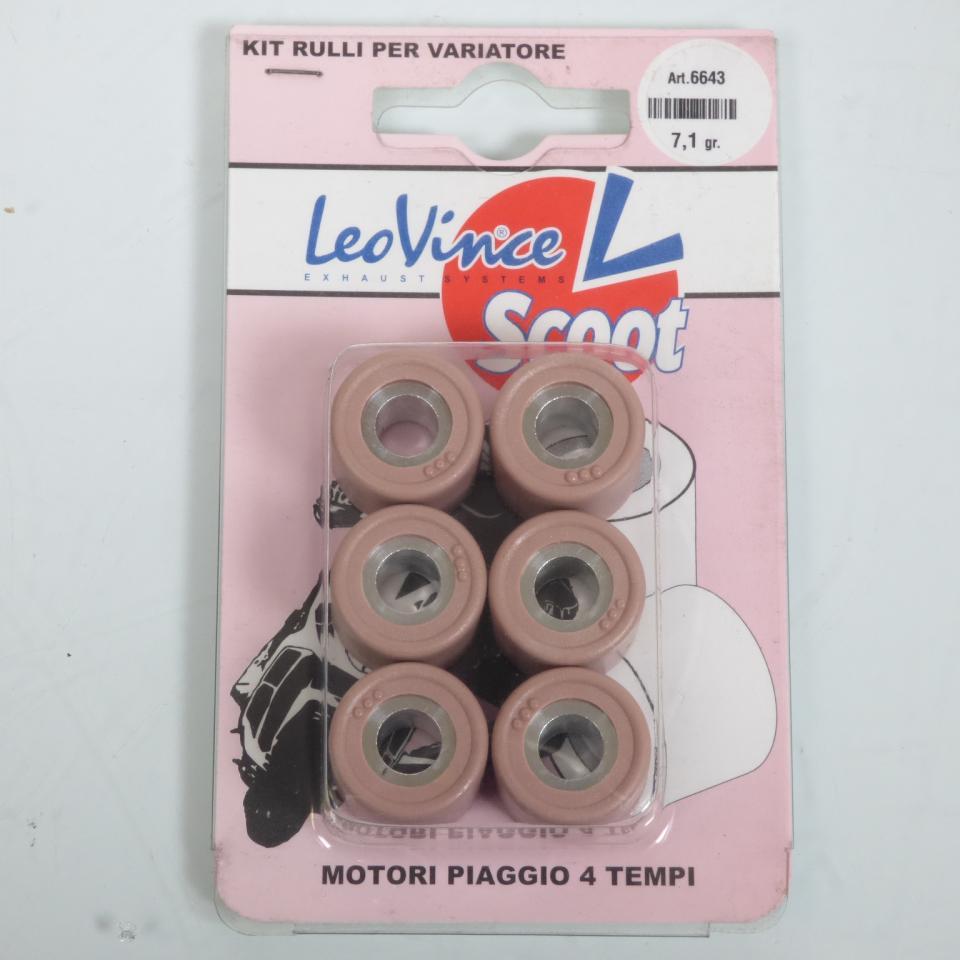 Galet rouleau de variateur Leovince pour Scooter Piaggio 150 Liberty 2000 à 2003 19x17 7.1Grs Neuf