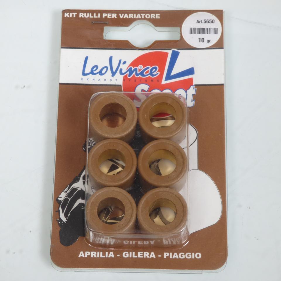 Galet rouleau de variateur Leovince pour Scooter Piaggio 125 Vespa Primavera Lx 4T 3V 2013 à 2019 20x17 10Grs Neuf