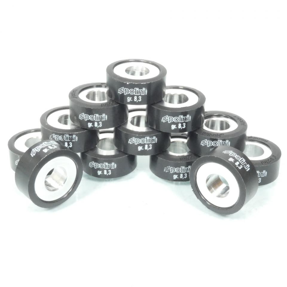 Galet rouleau de variateur Polini pour scooter Yamaha 500 Tmax 2001 à 2020 242.310 / 25x11 8.3Grs Neuf
