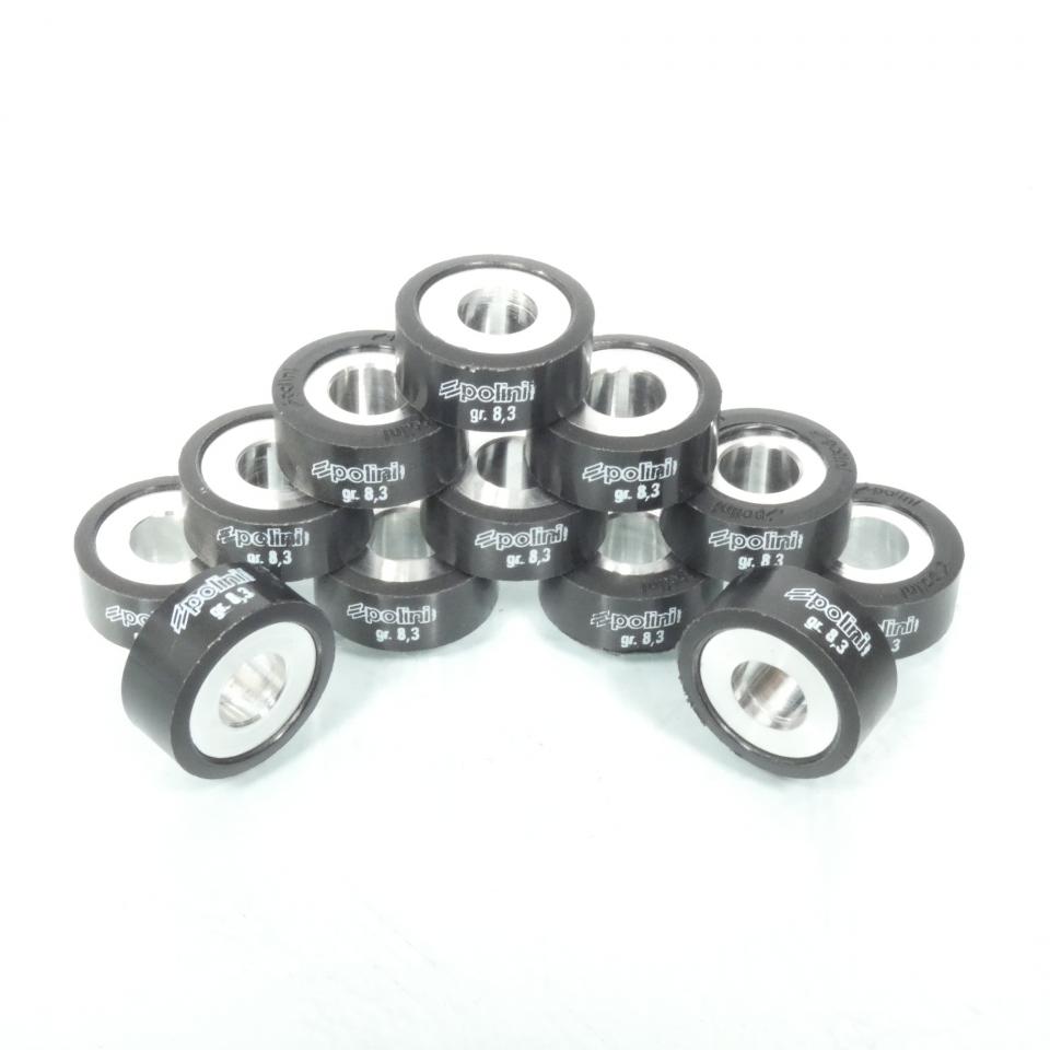 Galet rouleau de variateur Polini pour scooter Yamaha 500 Tmax 2001 à 2020 242.310 / 25x11 8.3Grs Neuf