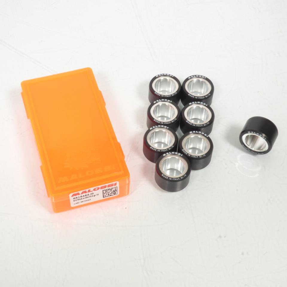 Galet rouleau de variateur Malossi pour Scooter Piaggio 350 Beverly 2012 à 2020 6615452.I0 / 25x15.9 10Grs Neuf