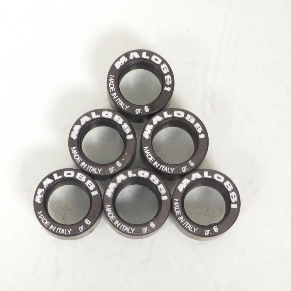 Galet rouleau de variateur Malossi pour pour Scooter Cagiva 50 PROGRESS 2T Après 1996 669999.E0 / 17x12.3 6Grs Neuf