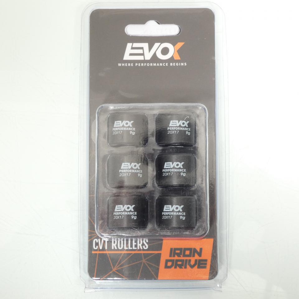 Galet rouleau de variateur EVOK pour scooter Aprilia 125 Scarabeo 1999 à 2007 20x17 9Grs / 100480105 Neuf