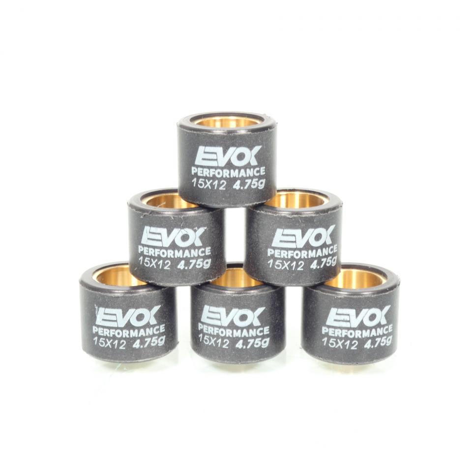 Galet rouleau de variateur EVOK pour scooter Keeway 50 F-ACT 2020 15x12 4.75Grs 100480007 Neuf