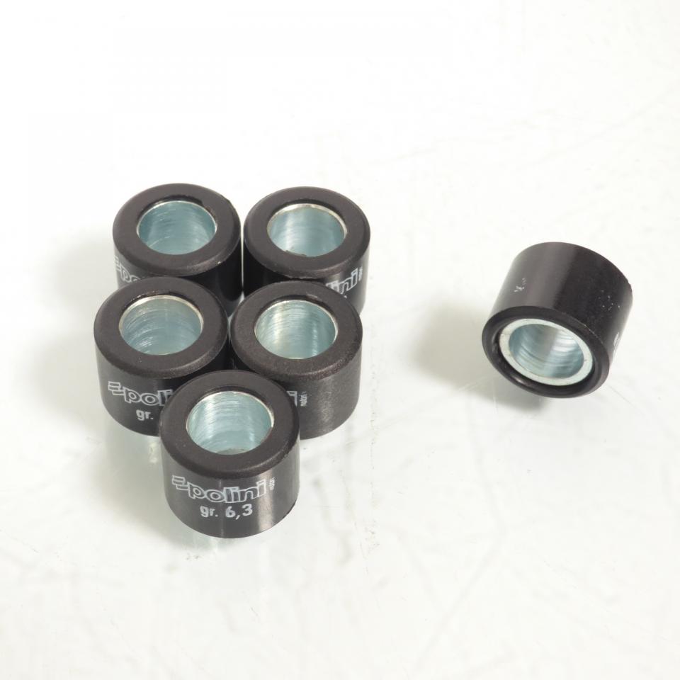 Galet rouleau de variateur Polini pour Scooter Kymco 50 Agility 4T R16 2008 à 2012 242.066 / 16x13 6.3Grs Neuf