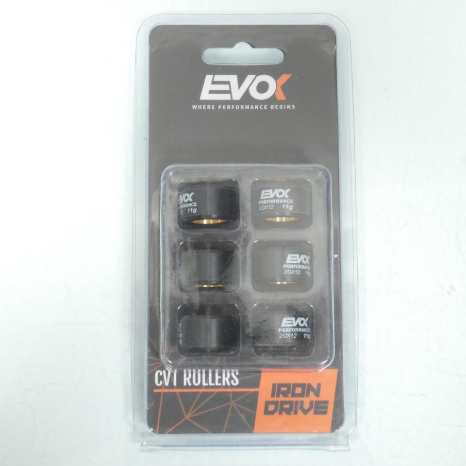 Galet rouleau de variateur EVOK pour scooter Aprilia 300 Leonardo 2005 à 2006 20x12 11Grs / 100480088 Neuf