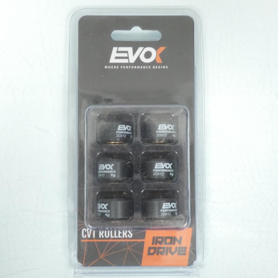 Galet rouleau de variateur EVOK pour scooter Italjet 125 Jupiter 2002 à 2003 20x12 9Grs / 100480084 Neuf