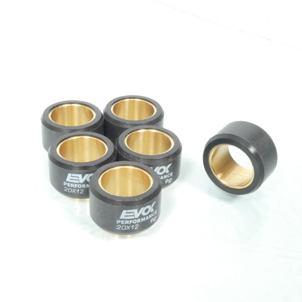 Galet rouleau de variateur EVOK pour scooter Italjet 125 Jupiter 2002 à 2003 20x12 9Grs / 100480084 Neuf