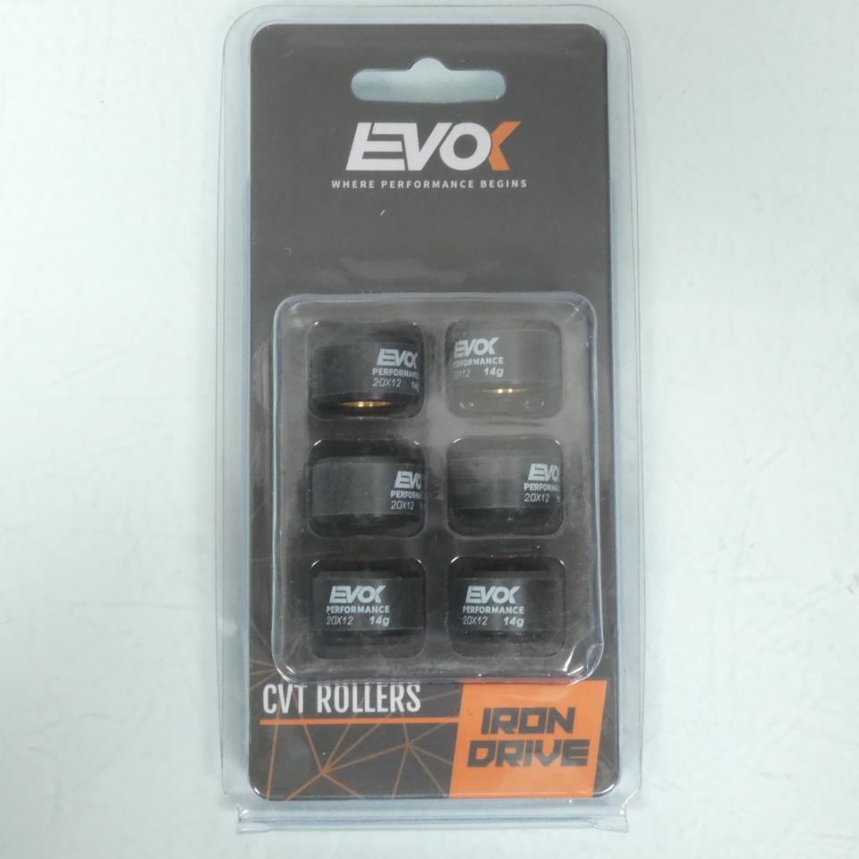 Galet rouleau de variateur EVOK pour scooter Benelli 250 Velvet 1999 à 2001 20x12 14Grs / 100480091 Neuf