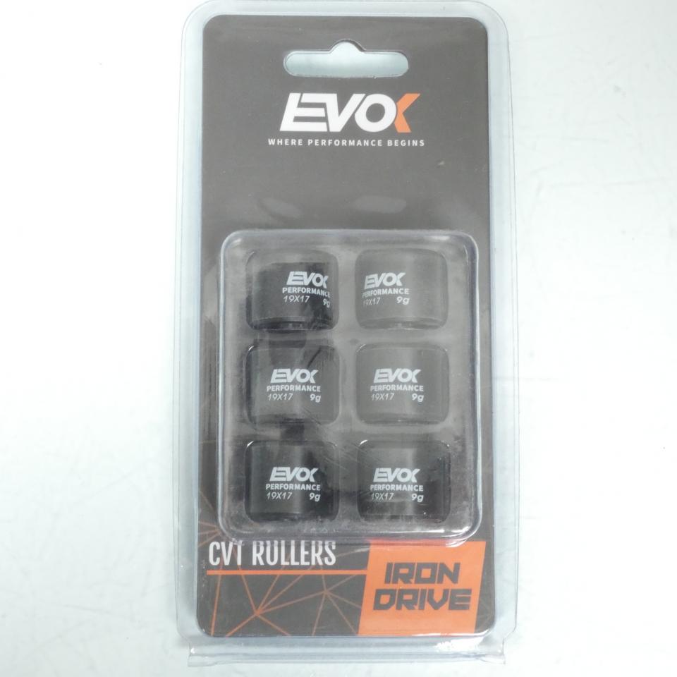 Galet rouleau de variateur EVOK pour scooter Gilera 125 Nexus 2007 à 2020 19x17 9Grs / 100480075 Neuf