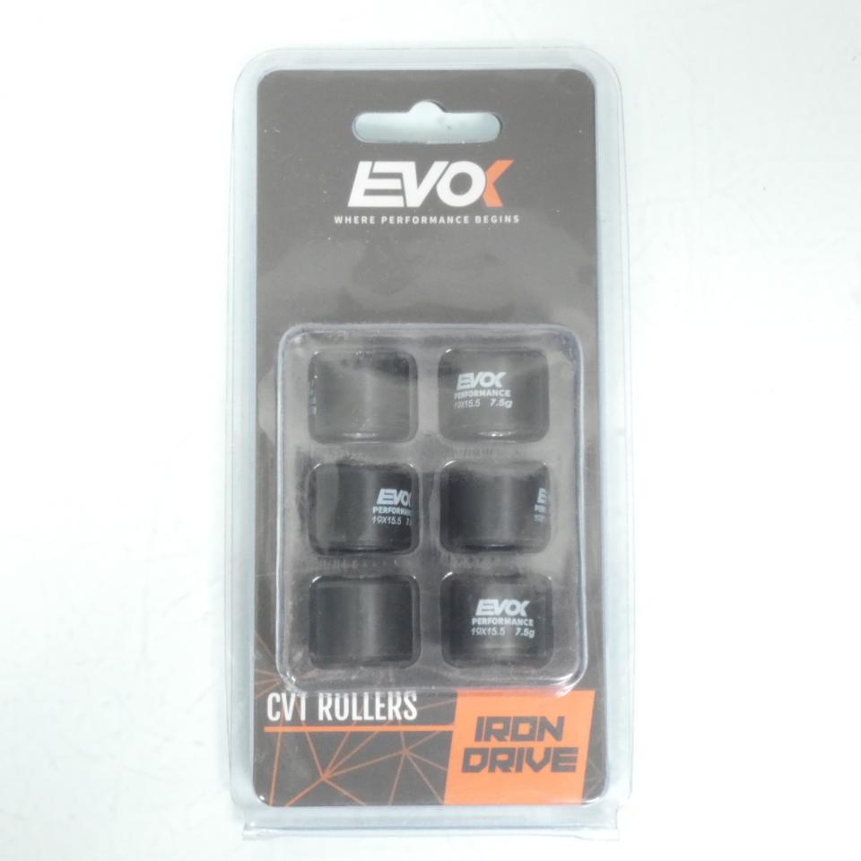 Galet rouleau de variateur EVOK pour scooter Piaggio 50 Liberty 4T 2003 à 2020 19x15.5 7.5Grs / 100480065 Neuf