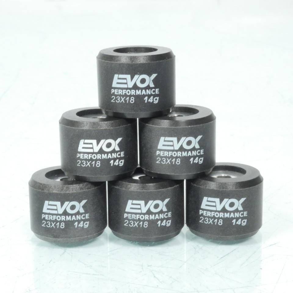 Galet rouleau de variateur EVOK pour scooter Honda 300 NSS Forza 2013 à 2017 23x18 14Grs / 100480123 Neuf