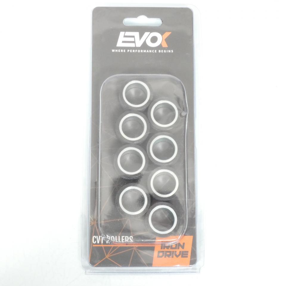 Galet rouleau de variateur EVOK pour scooter Yamaha 500 T-Max 2001 à 2020 25x15 20Grs / 100480145 Neuf