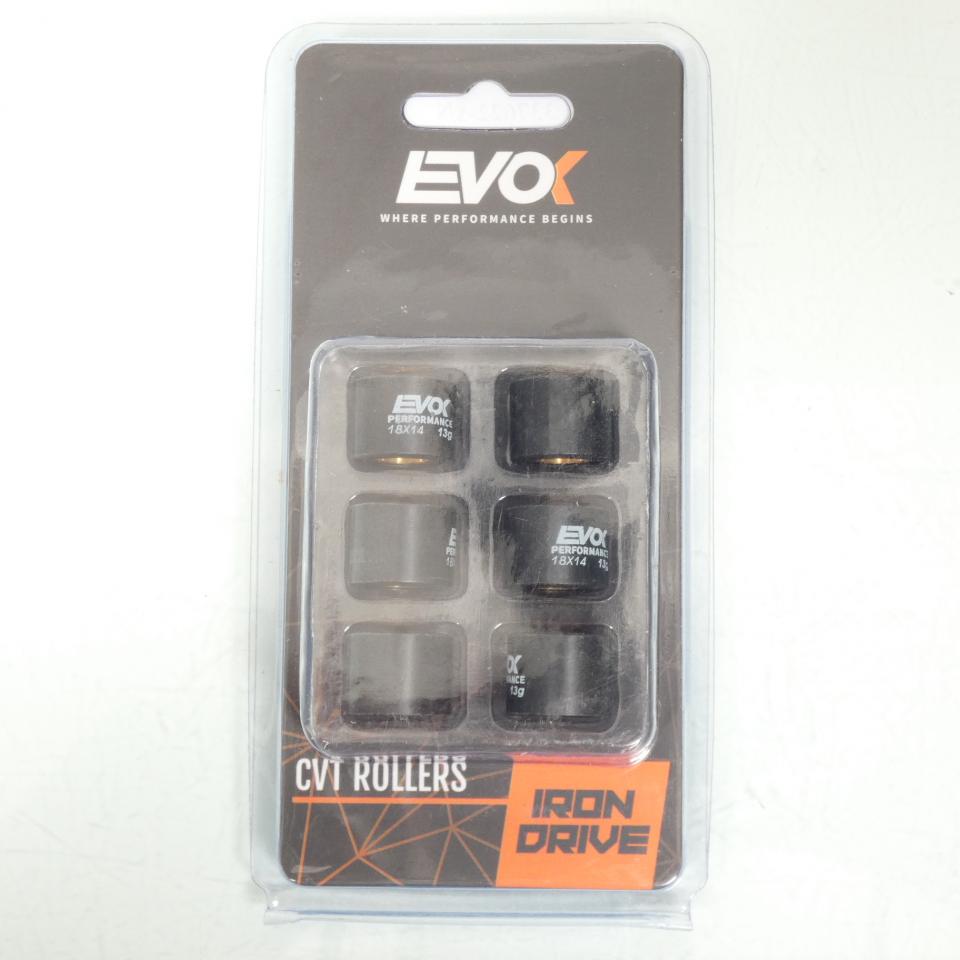 Galet rouleau de variateur EVOK pour scooter Kymco 125 People 1999 à 2007 18x14 13Grs / 100480047 Neuf