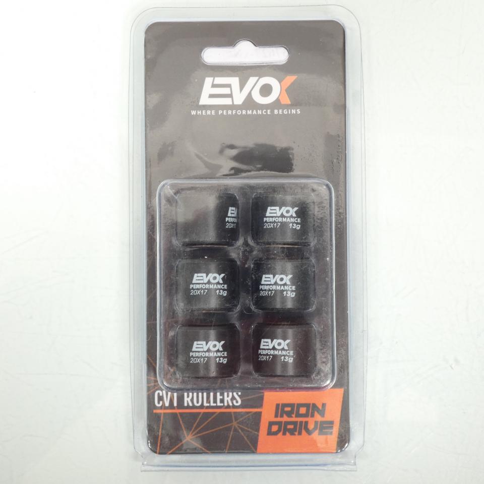 Galet rouleau de variateur EVOK pour scooter Suzuki 125 Burgman 2007 20x17 13Grs / 100480109 Neuf