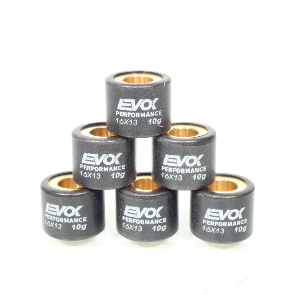 Galet rouleau de variateur EVOK pour scooter Peugeot 50 Speedfight 16x13 10Grs / 100480034 Neuf