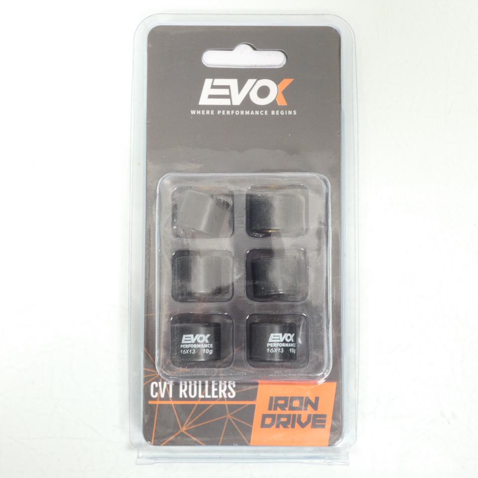 Galet rouleau de variateur EVOK pour scooter Peugeot 50 Speedfight 16x13 10Grs / 100480034 Neuf