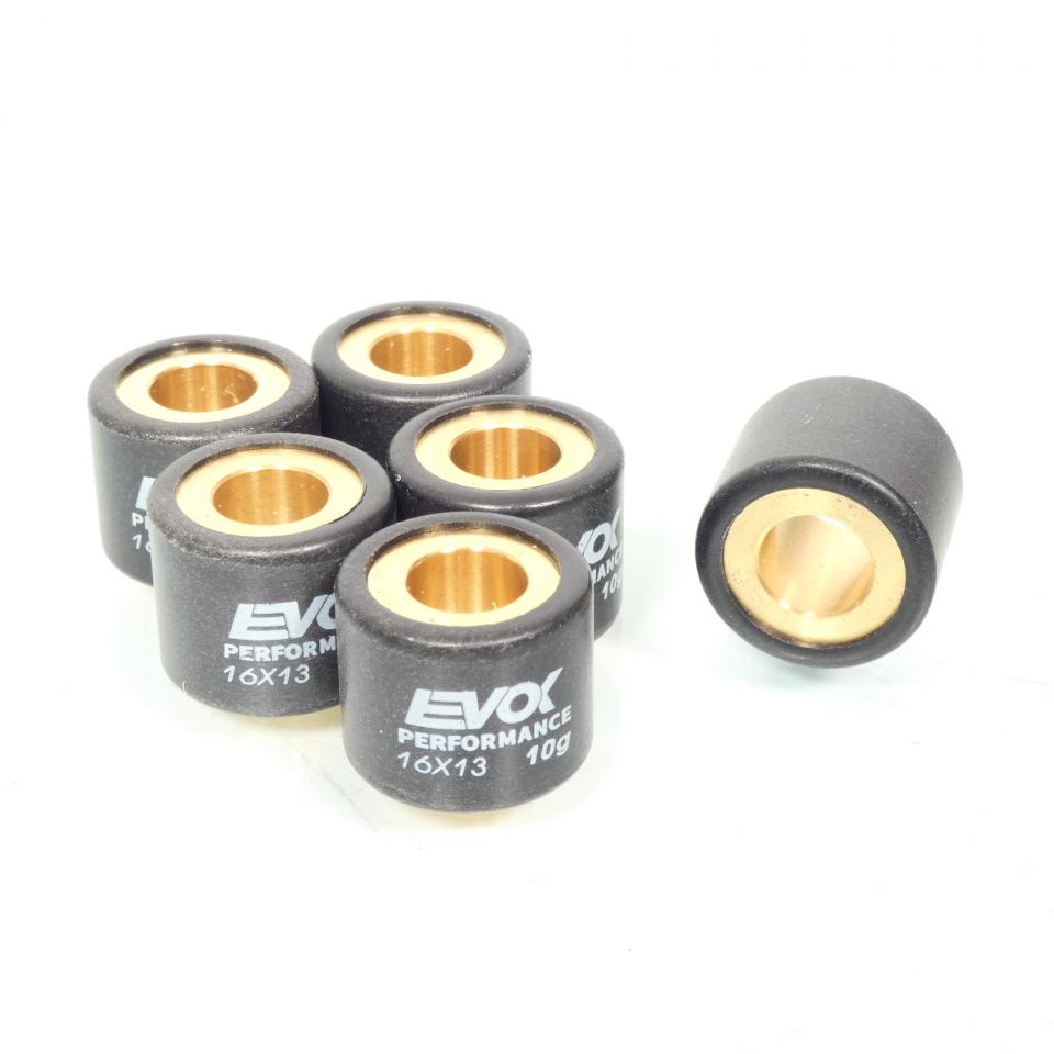 Galet rouleau de variateur EVOK pour scooter Peugeot 50 Speedfight 16x13 10Grs / 100480034 Neuf