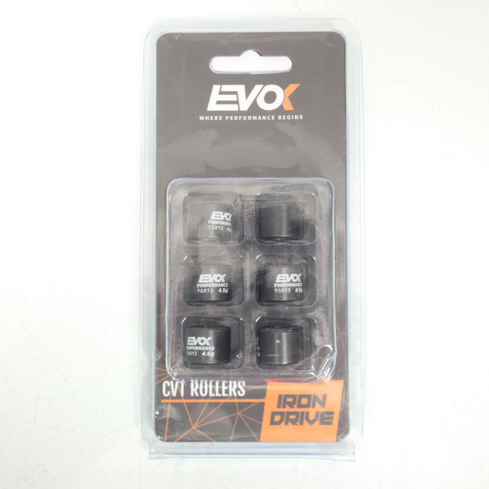 Galet rouleau de variateur EVOK pour scooter Peugeot 500 Buxy 2020 16x13 4.5Grs / 100480023 Neuf