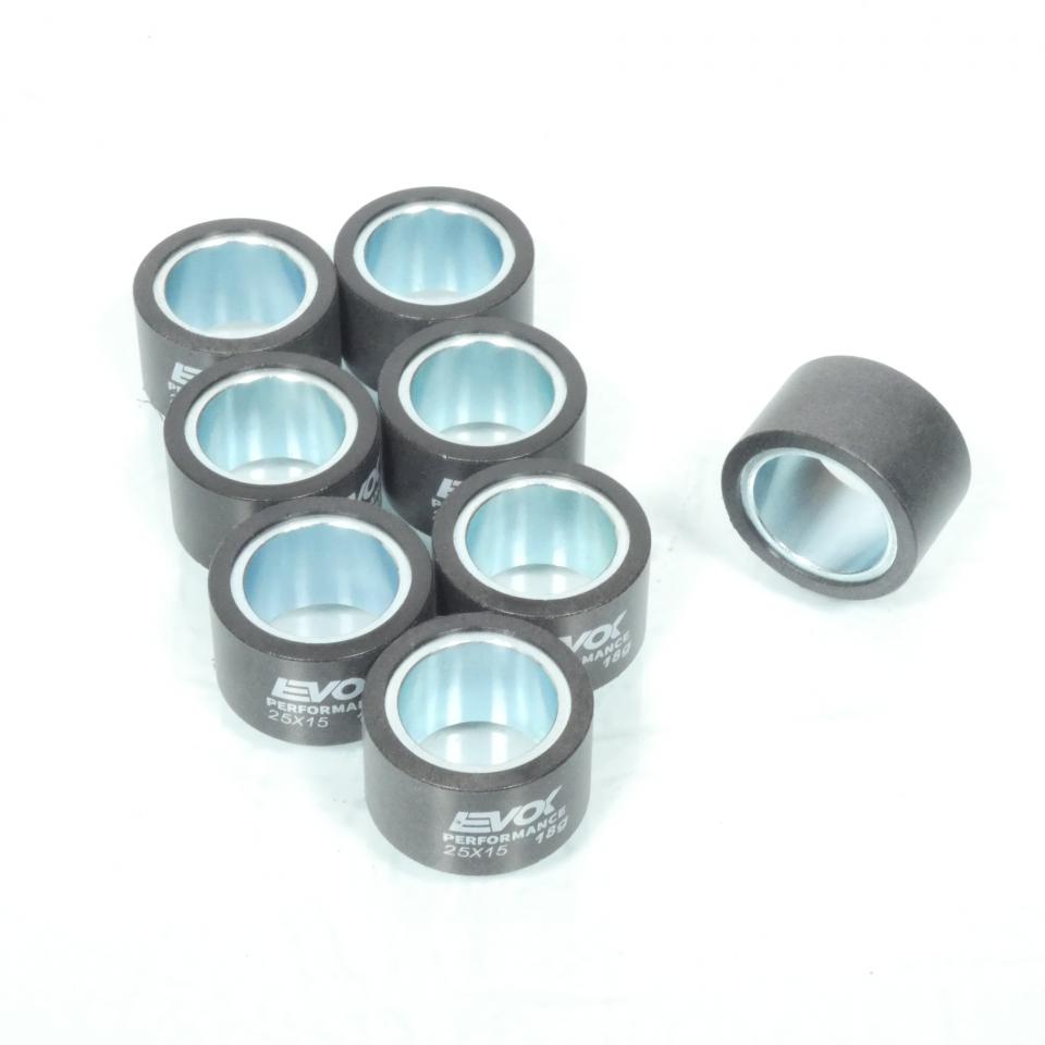 Galet rouleau de variateur EVOK pour scooter Yamaha 400 Majesty 2009 à 2011 25x15 18Grs / 100480144 Neuf