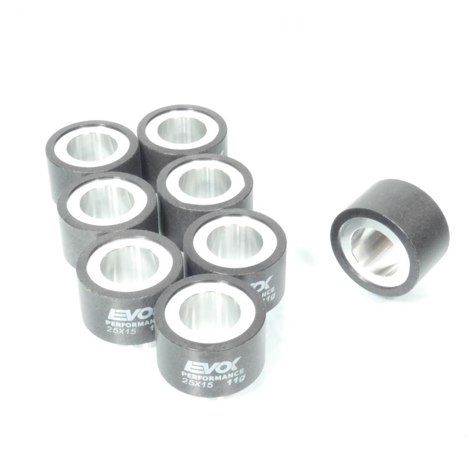 Galet rouleau de variateur EVOK pour scooter Yamaha 400 Majesty Abs 2009 à 2011 25x15 11Grs / 100480138 Neuf