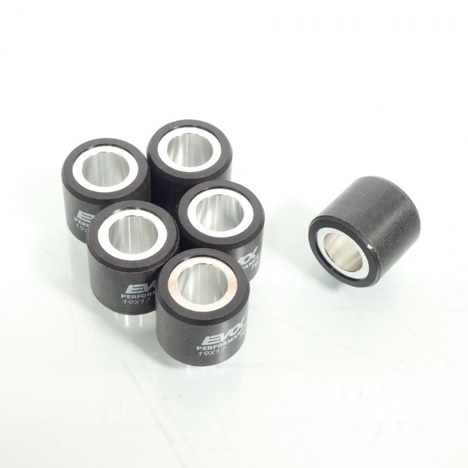 Galet rouleau de variateur EVOK pour scooter Aprilia 125 Scarabeo 2003 à 2020 19x17 7Grs / 100480071 Neuf
