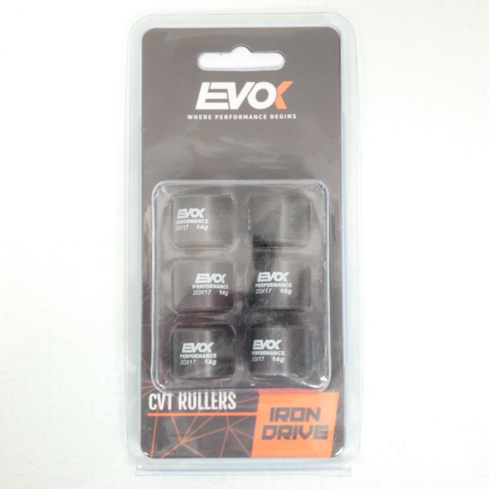 Galet rouleau de variateur EVOK pour scooter MBK 125 Skycruiser 20x17 14Grs / 100480110 Neuf