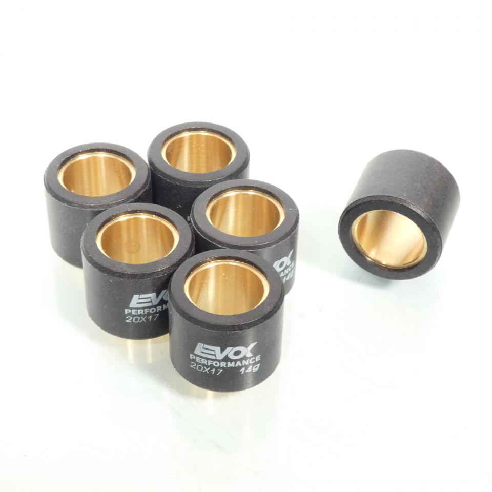 Galet rouleau de variateur EVOK pour scooter MBK 125 Skycruiser 20x17 14Grs / 100480110 Neuf