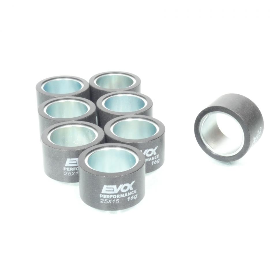 Galet rouleau de variateur EVOK pour scooter Yamaha 400 Majesty Abs 2009 à 2011 25x15 16Grs / 100480143 Neuf