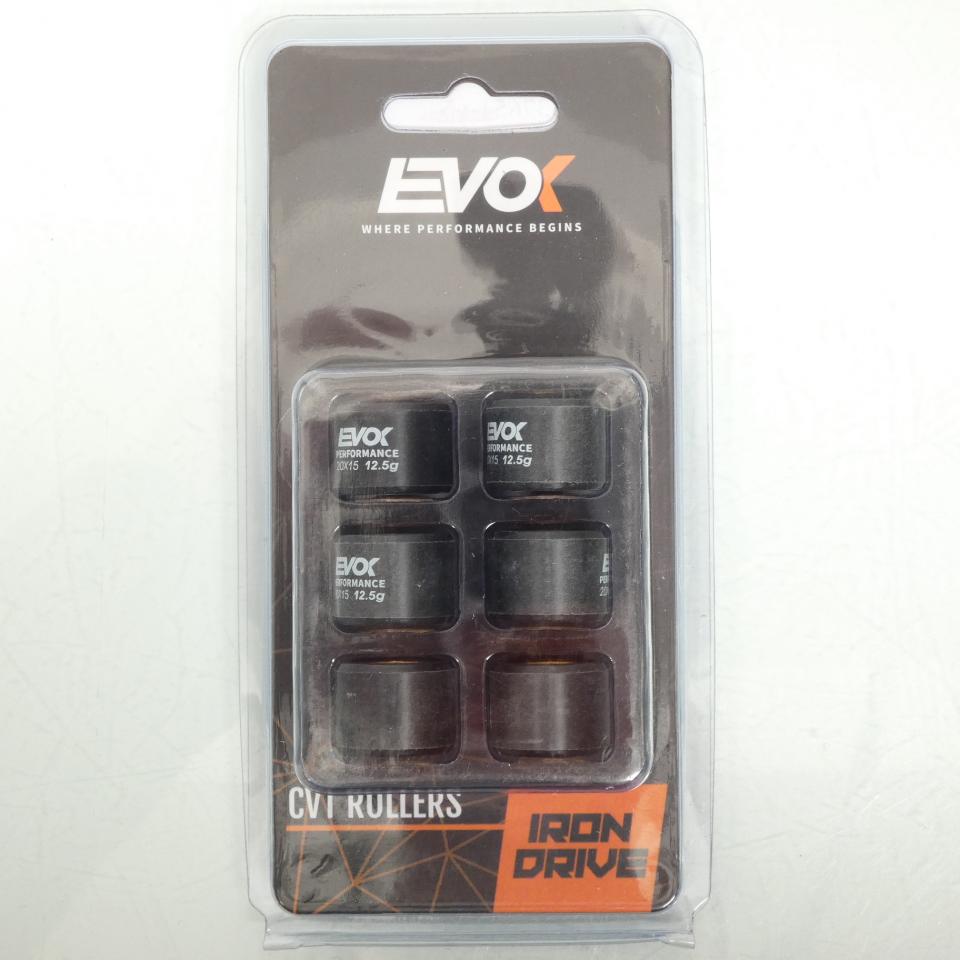 Galet rouleau de variateur EVOK pour scooter Honda 150 SH 2001 à 2004 20x15 12.5Grs / 100480097 Neuf