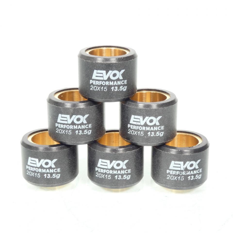 Galet rouleau de variateur EVOK pour scooter Kymco 125 Dink 1997 à 1998 20x15 13.5Grs / 100480098 Neuf