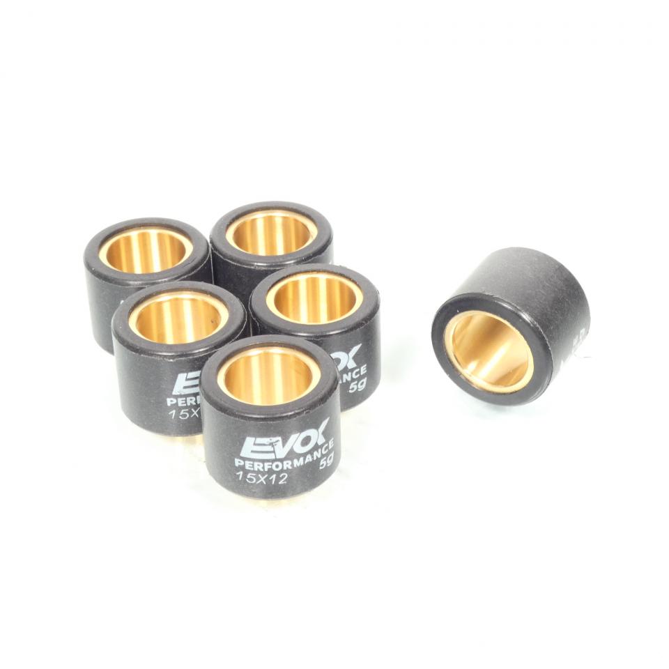 Galet rouleau de variateur EVOK pour scooter Malaguti 50 F12 Phantom 15x12 5Grs / 100480008 Neuf