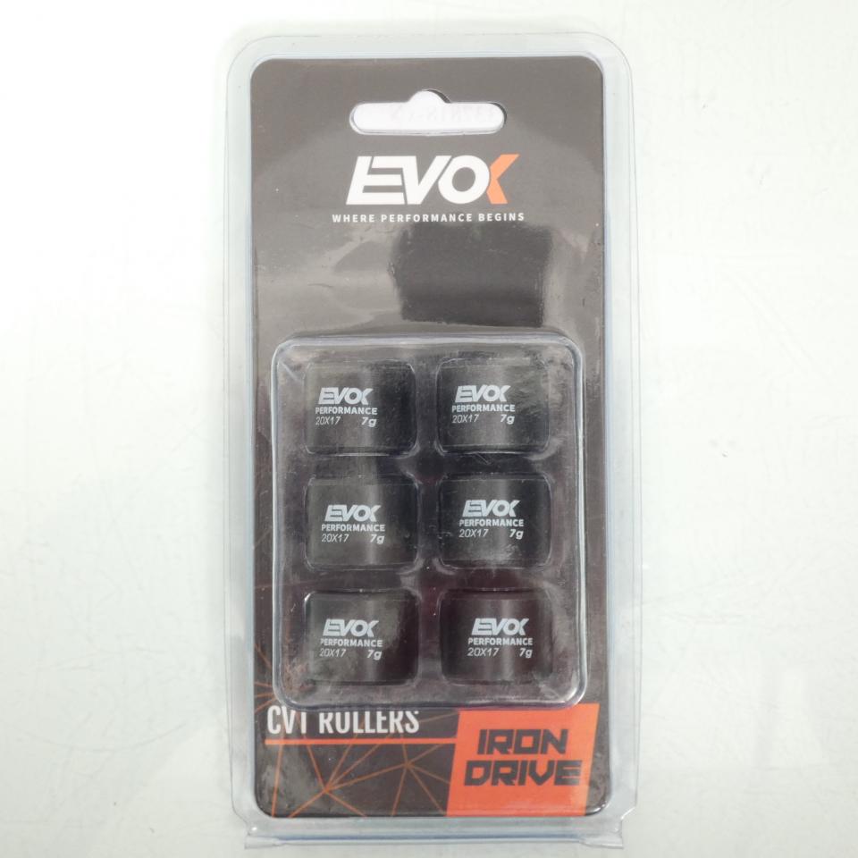 Galet rouleau de variateur EVOK pour scooter Aprilia 125 Leonardo 1995 à 2003 20x17 7Grs / 100480103 Neuf