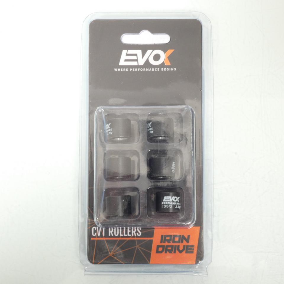 Galet rouleau de variateur EVOK pour scooter MBK 50 Stunt 2020 15x12 3.5Grs / 100480002 Neuf