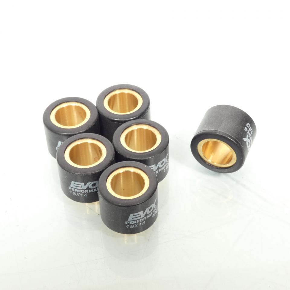 Galet rouleau de variateur EVOK pour scooter Piaggio 125 GTS 2007 à 2020 18x14 12Grs / 100480046 Neuf