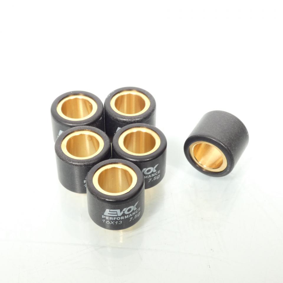 Galet rouleau de variateur EVOK pour scooter Piaggio 50 Typhoon 16x13 7.5Grs / 100480030 Neuf