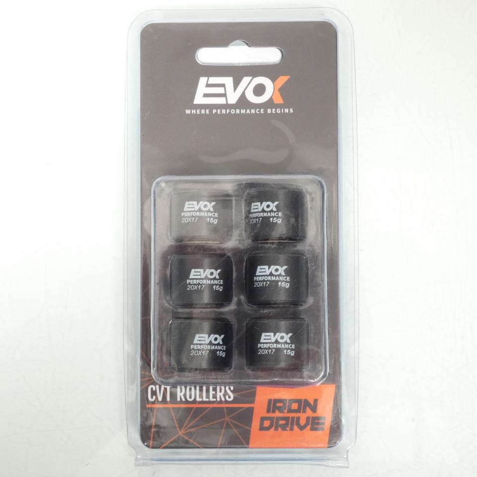 Galet rouleau de variateur EVOK pour scooter Peugeot 125 Satelis 2004 à 2017 20x17 15Grs / 100480111 Neuf